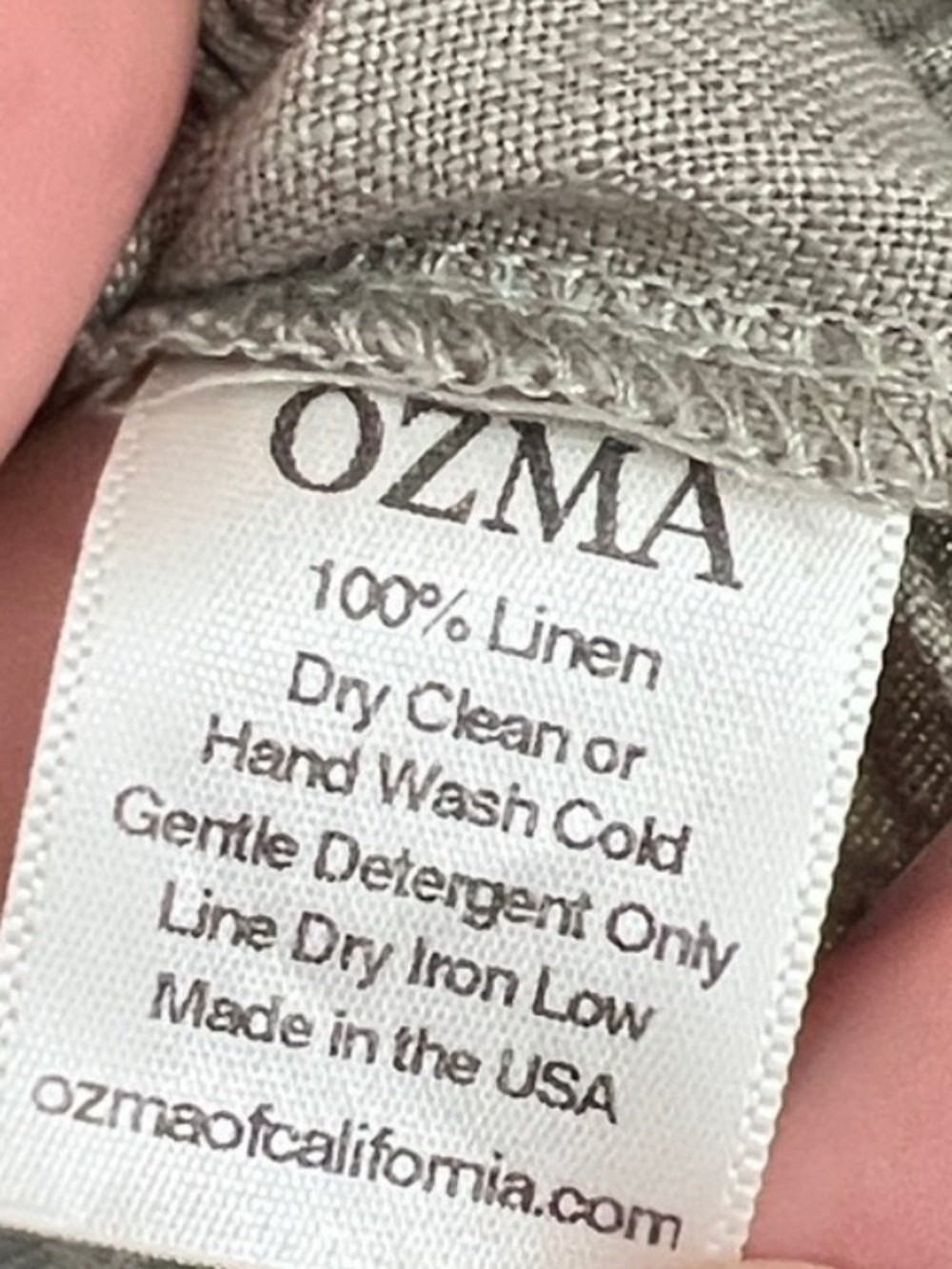 OZMA Sophie Top in Fog Grey - L - Picture 3 of 3